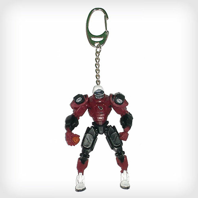 Arizona Cardinals Keychain Fox Robot 3" Mini Cleatus CO
