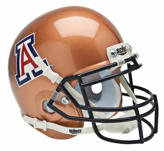 Arizona Wildcats Schutt Mini Helmet - Alternate Helmet #2, Copper
