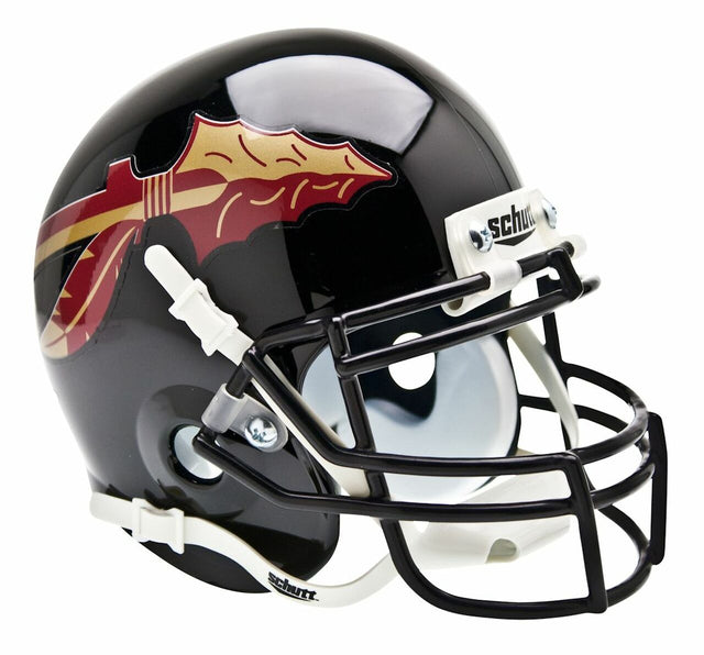 Casco Schutt Mini de los Florida State Seminoles - Casco alternativo negro n.° 1