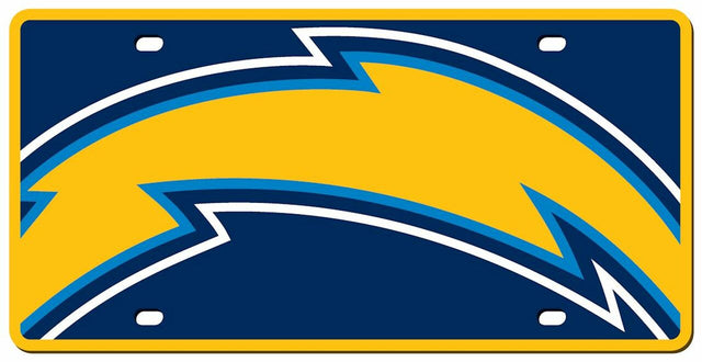 Matrícula de los San Diego Chargers: estilo acrílico Mega
