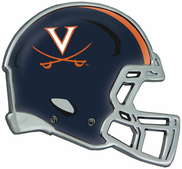 Emblema para automóvil de los Virginia Cavaliers: casco