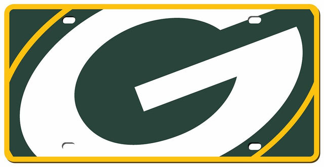 Green Bay Packers License Plate - Acrylic Mega Style