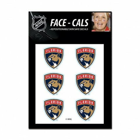 Florida Panthers Tattoo Face Cals Special Order