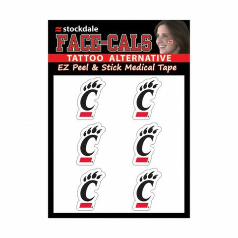 ~Cincinnati Bearcats Tattoo Face Cals Special Order~ backorder