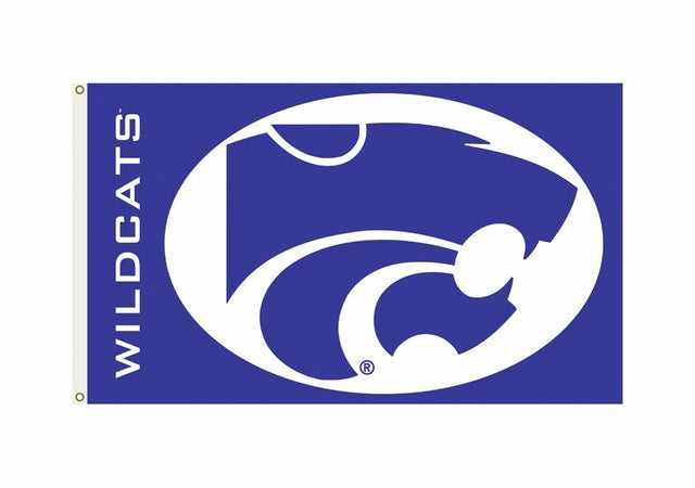 Bandera de los Kansas State Wildcats de 3 x 5 pulgadas