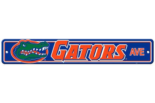 Florida Gators Sign 4x24 Plastic Street Style