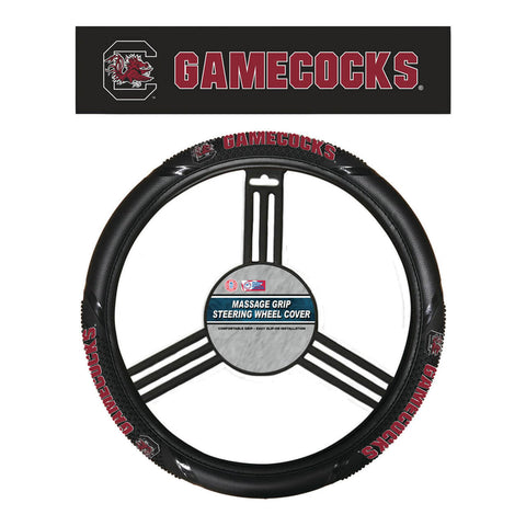 South Carolina Gamecocks Steering Wheel Cover Massage Grip Style CO