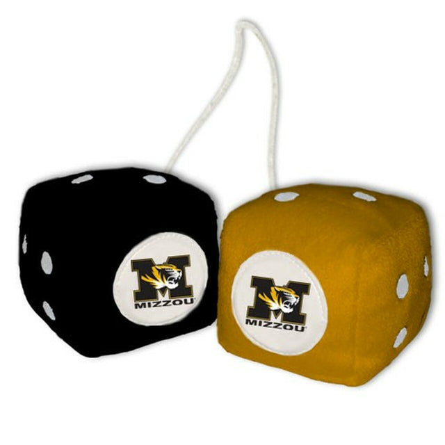 Missouri Tigers Fuzzy Dice CO