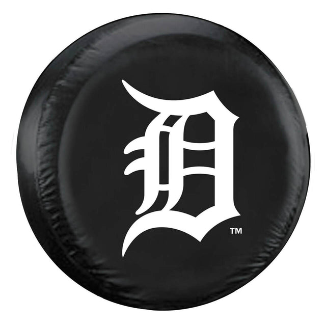 Funda para neumáticos de los Detroit Tigers, tamaño grande, color negro