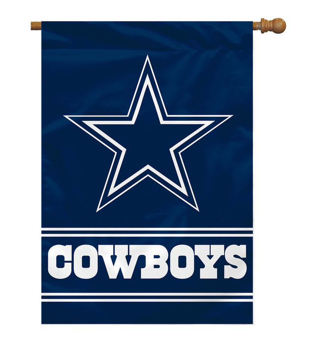 Bandera de los Dallas Cowboys de 28 x 40, estilo bandera de casa, 2 caras, CO