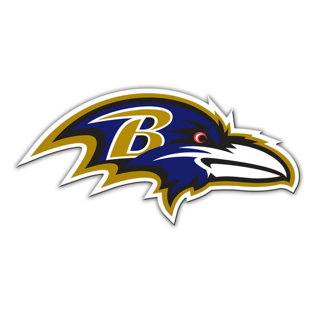 Imán para automóvil Baltimore Ravens, estilo 12", diseño de logotipo a la derecha CO