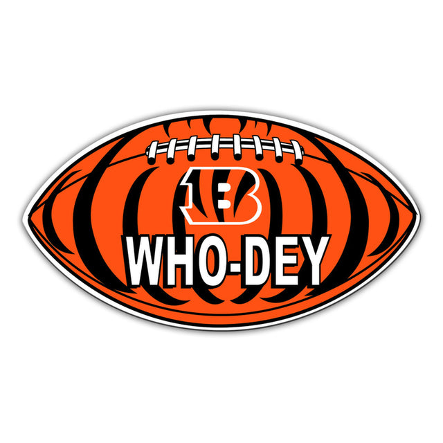 Imán para auto de los Cincinnati Bengals, estilo 12" ¿Quién diseña?