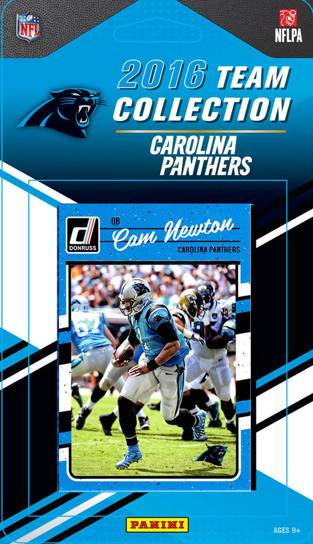 Conjunto de equipo de Donruss de los Carolina Panthers - 2016
