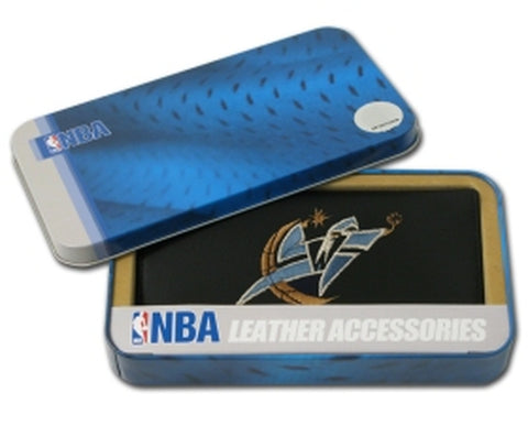 ~Washington Wizards Checkbook Cover Embroidered Leather CO~ backorder