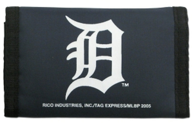 Cartera de nailon con tres pliegues de los Detroit Tigers