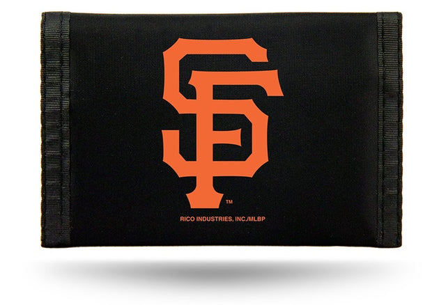 Cartera de nailon de tres pliegues de los San Francisco Giants