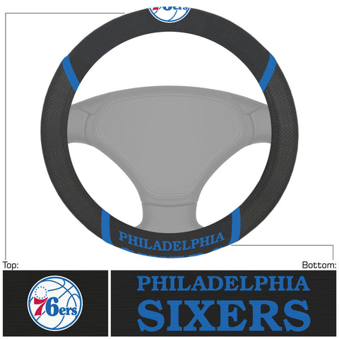 ~Philadelphia 76ers Steering Wheel Cover Mesh/Stitched Special Order~ backorder