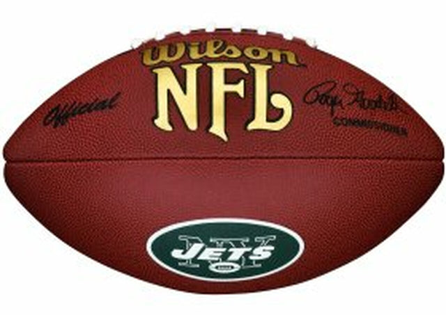 Balón de fútbol americano de los New York Jets Wilson Composite CO