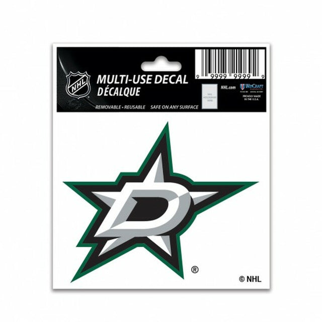 Calcomanía de los Dallas Stars de 3 x 4, multiusos y color