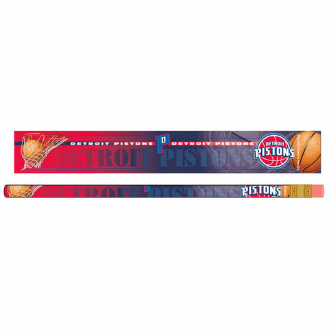 Detroit Pistons Pencil 6 Pack - Special Order