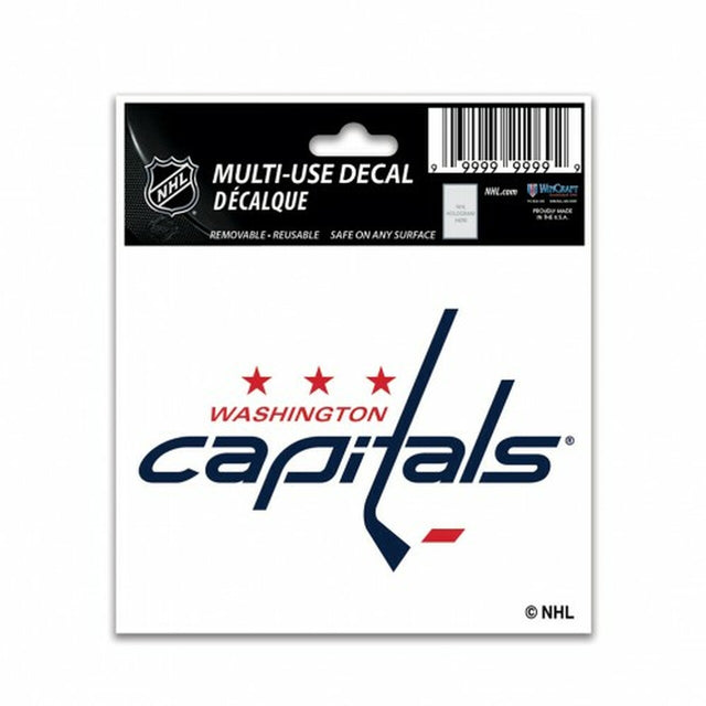 Calcomanía de Washington Capitals 3x4 de uso múltiple y color