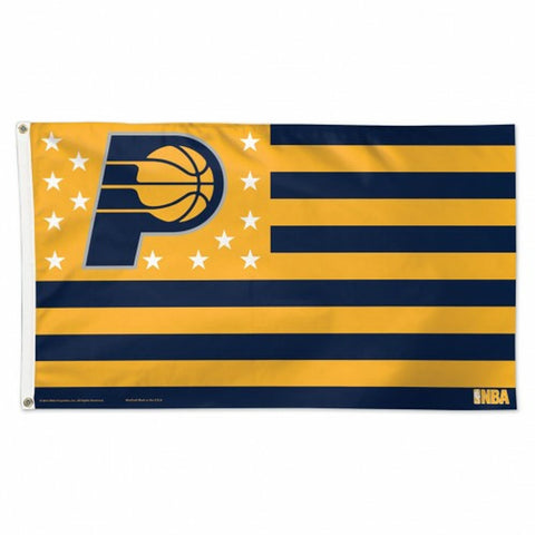 ~Indiana Pacers Flag 3x5 Deluxe Style Stars and Stripes Design - Special Order~ backorder