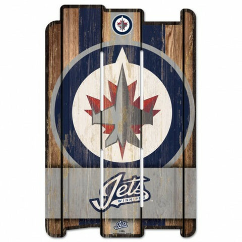 ~Winnipeg Jets Sign 11x17 Wood Fence Style - Special Order~ backorder