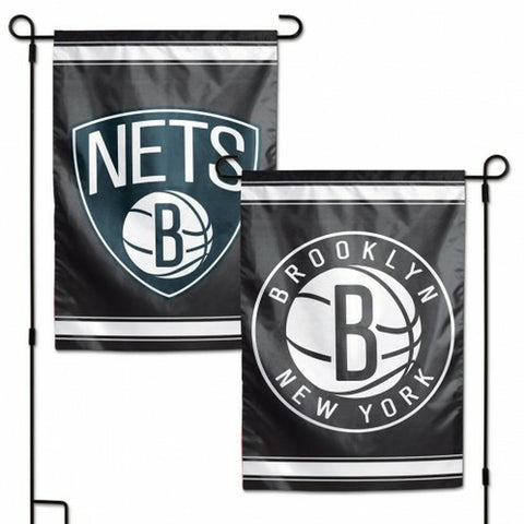 ~Brooklyn Nets Flag 12x18 Garden Style 2 Sided - Special Order~ backorder