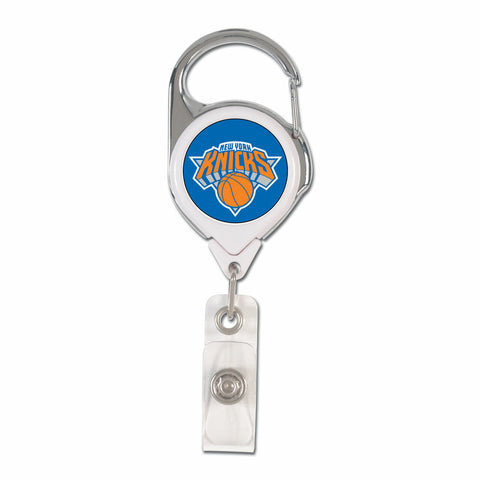 ~New York Knicks Badge Holder Premium Retractable - Special Order~ backorder