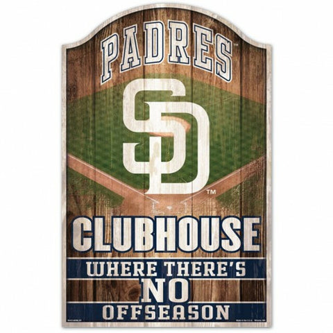 ~San Diego Padres Sign 11x17 Wood Fan Cave Design - Special Order~ backorder