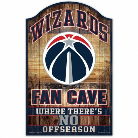 ~Washington Wizards Sign 11x17 Wood Fan Cave Design - Special Order~ backorder