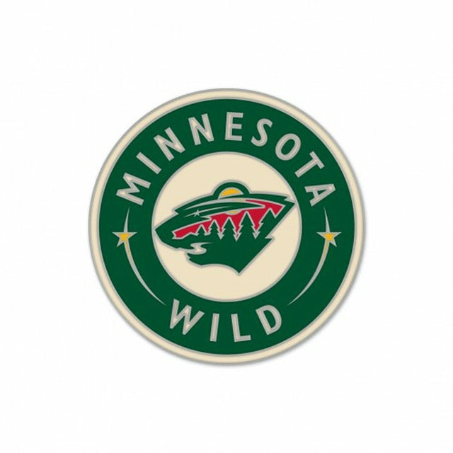 Tarjeta de joyería coleccionable con pin de Minnesota Wild