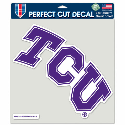 ~TCU Horned Frogs Decal 8x8 Perfect Cut Color - Special Order~ backorder