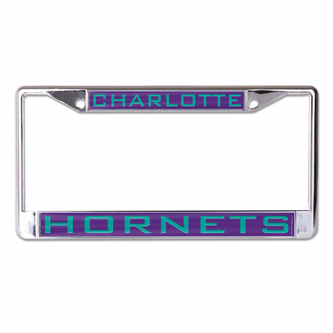 ~Charlotte Hornets License Plate Frame - Inlaid - Special Order~ backorder