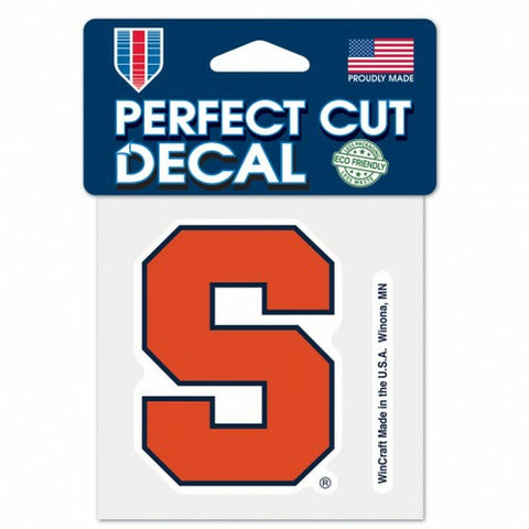 Syracuse Orange Decal 4x4 Perfect Cut Color