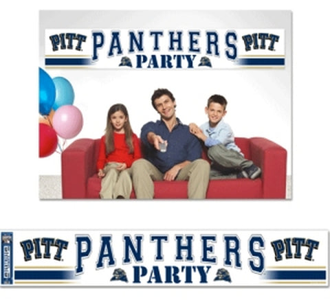 ~Pittsburgh Panthers Banner 12x65 Party Style CO~ backorder