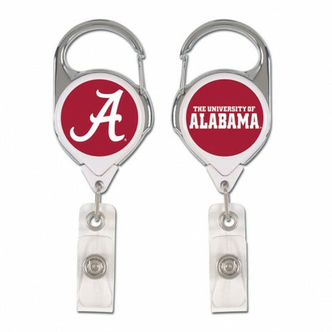 Alabama Crimson Tide Badge Holder Premium Retractable