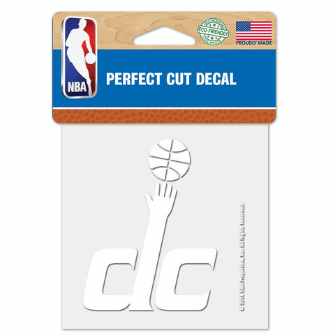 ~Washington Wizards Decal 4x4 Perfect Cut White - Special Order~ backorder