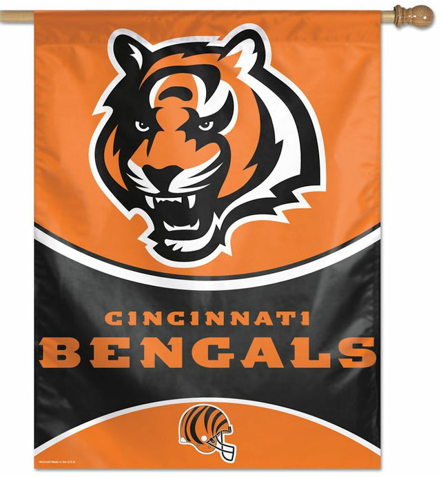 Bandera de los Cincinnati Bengals de 27 x 37 pulgadas