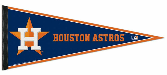 Banderín de los Astros de Houston de 12 x 30 cm, estilo clásico