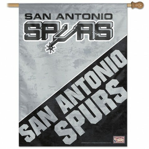 ~San Antonio Spurs Banner 28x40 Vertical - Special Order~ backorder