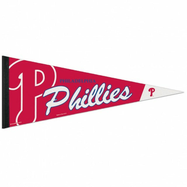 Banderín de los Philadelphia Phillies de 12 x 30, estilo premium