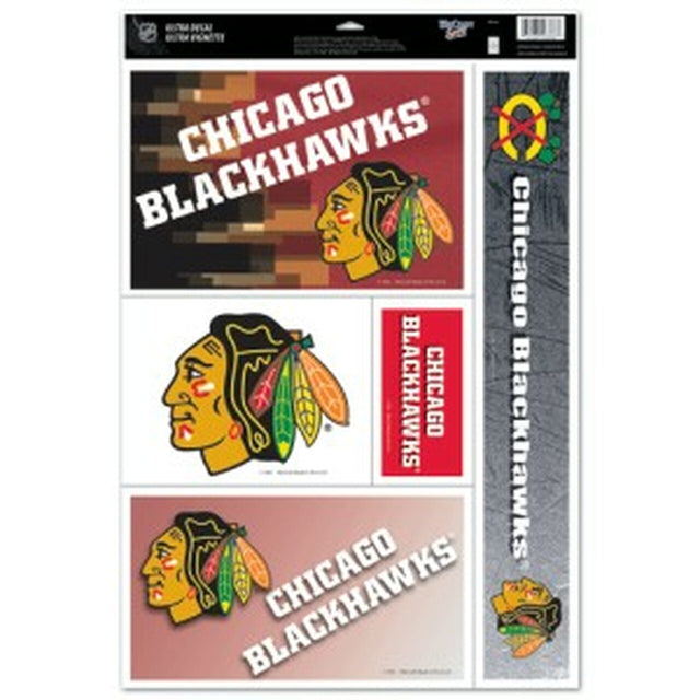 Calcomanía de los Chicago Blackhawks de 11 x 17 pulgadas