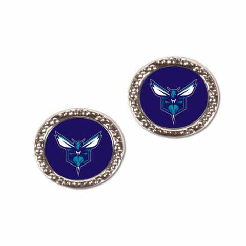 ~Charlotte Hornets Earrings Round Style - Special Order~ backorder