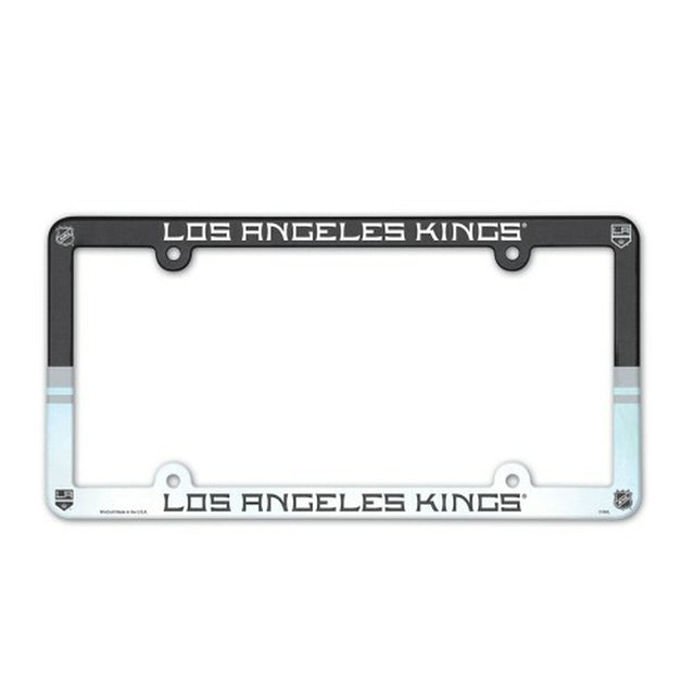 Los Angeles Kings License Plate Frame Plastic Full Color Style