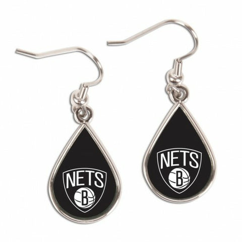 ~Brooklyn Nets Earrings Tear Drop Style - Special Order~ backorder