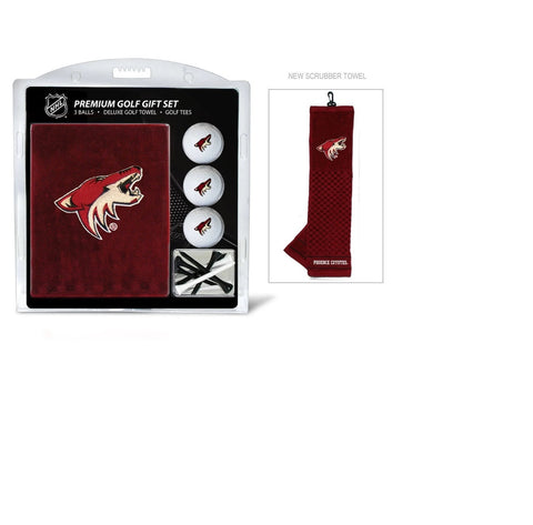 ~Arizona Coyotes Golf Gift Set with Embroidered Towel - Special Order~ backorder