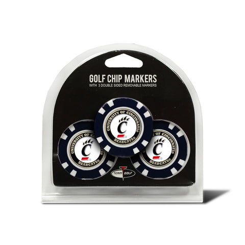 ~Cincinnati Bearcats Golf Chip with Marker 3 Pack - Special Order~ backorder