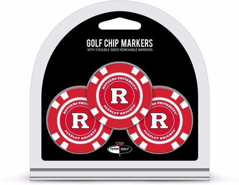 ~Rutgers Scarlet Knights Golf Chip with Marker 3 Pack - Special Order~ backorder