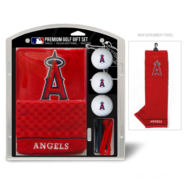 Set de regalo de golf de Los Angeles Angels con toalla bordada